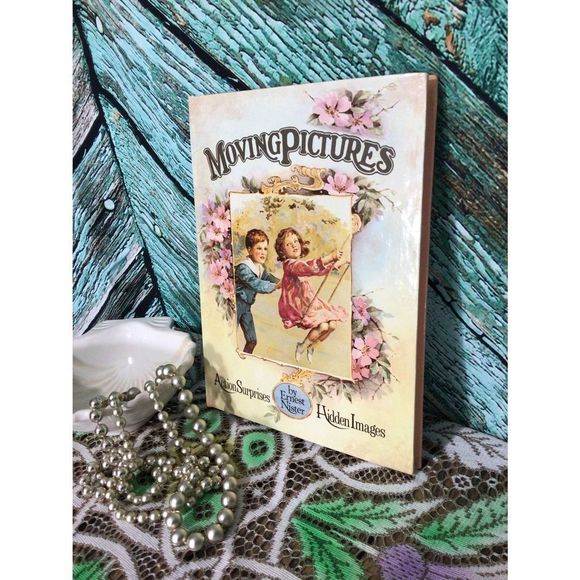 Vintage 1985 Victorian Moving Pictures Book By Ernest Nister Action Surprises Hi - Picture 2 of 15